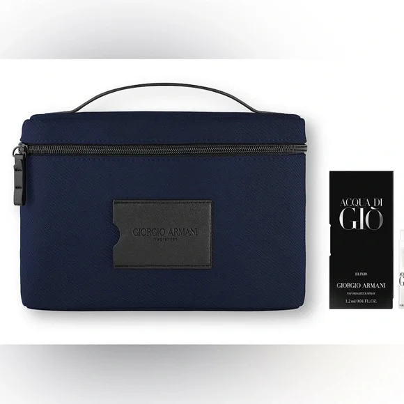 Armani toiletry bag with 2 samples + gift box - Picture 3 of 8